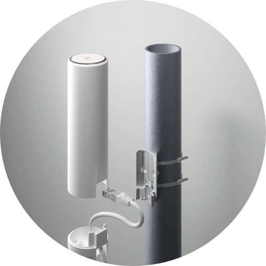 Ubiquiti UniFi UAPFlexHD Dualbånd WiFiaccesspunkt