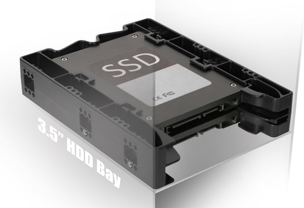 IcyDock MB290SP-B 2 x 2.5" - 3.5" -adapter