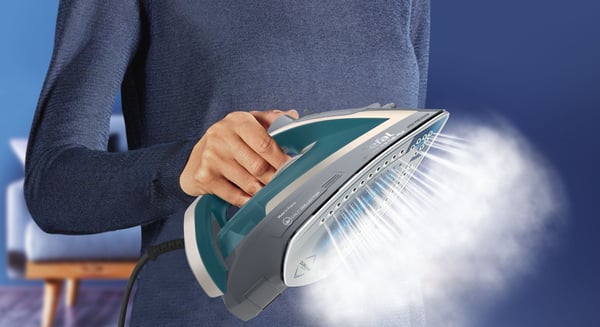 Tefal Ultragliss Plus Anti-Calc FV6842E0 -dampjern, blå
