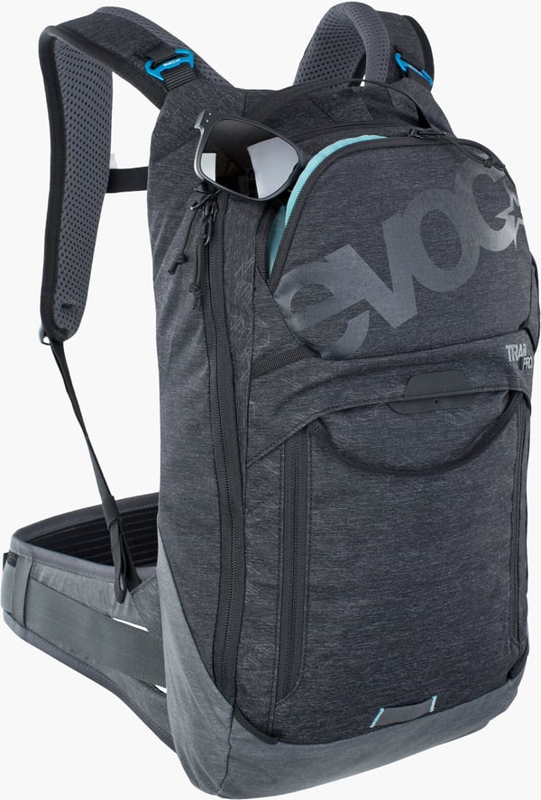 Evoc TRAIL PRO 10 rygsæk, S/M, sort