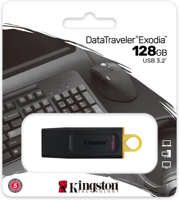 Kingston DataTraveler Exodia 128 Gt USBhukommelse