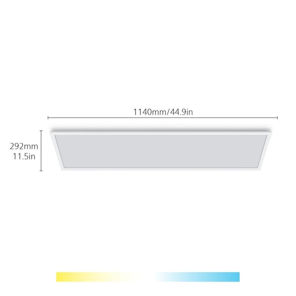 WiZ smart LED-panel, hvid, 30 x 120 cm