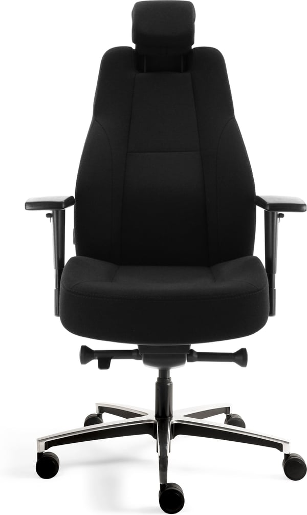 TC FREE B1 24/7 -arbetsstol, svart tyg