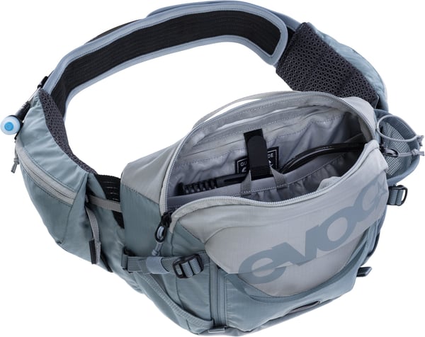 Evoc HIP PACK PRO 3 bæltetaske 1,5 l med vandblære, blågrå