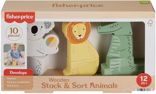 Fisher-Price Stabel & Sorter - Træpindegymnastik