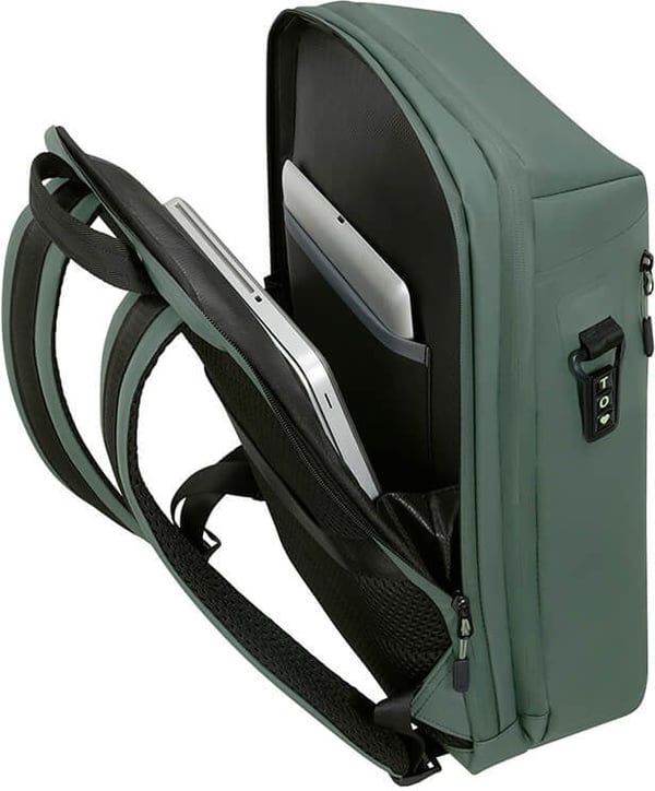 Samsonite Coatify Biz 15,6" -rygsæk, grøn