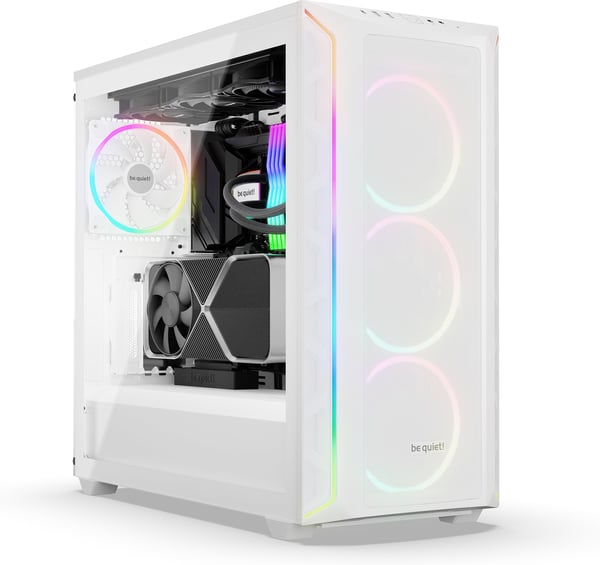 be quiet! Shadow Base FX 800 ATX-kabinet med vindue, hvid