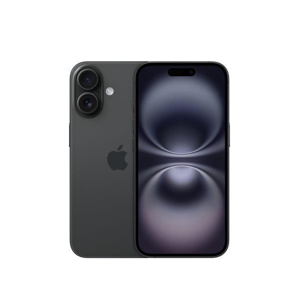 Apple iPhone 16 128 GB -telefon, svart (MYE73)