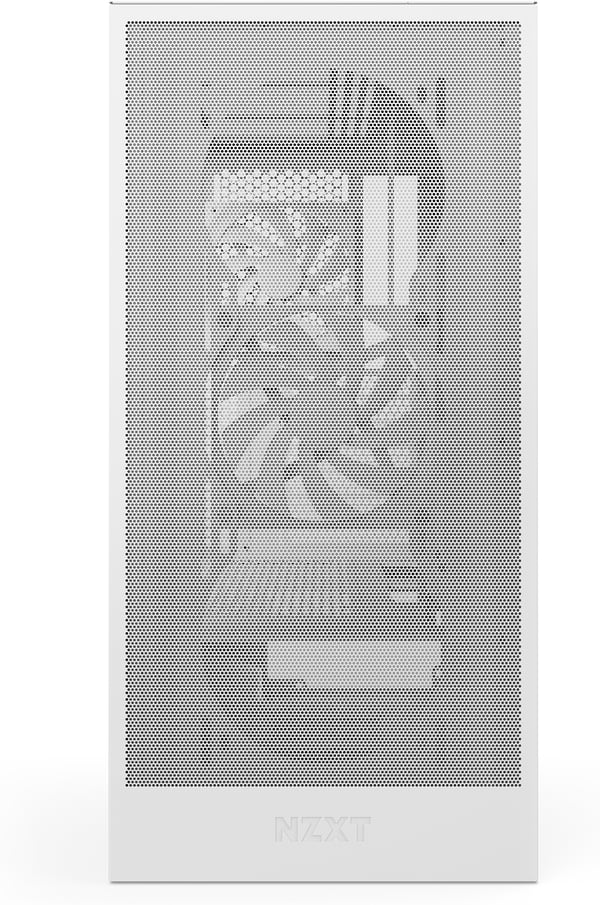 NZXT H5 Flow (2024) ATX-chassis med vindue, hvid