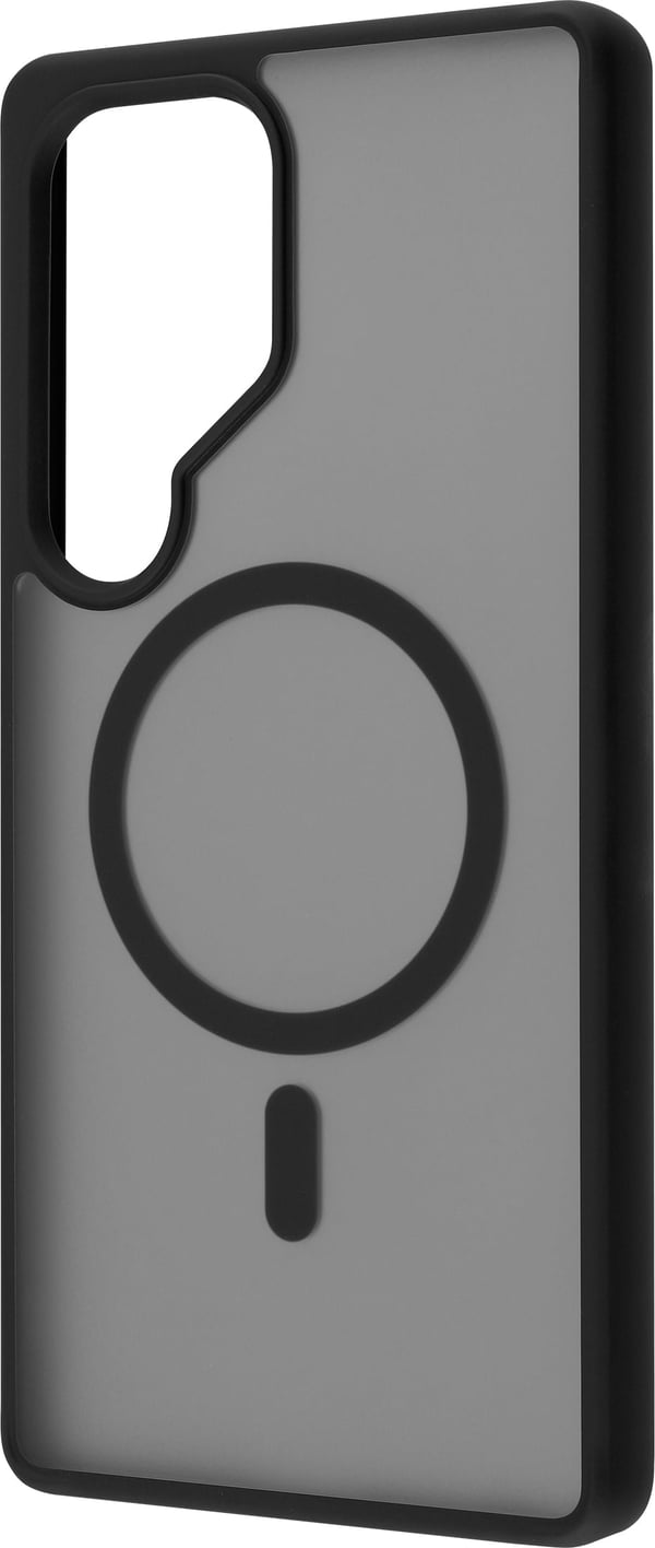FoneKit Magnetisk Soft Touch -skyddshölje, Samsung Galaxy S25 Ultra, svart/grå