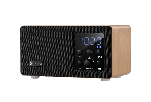 ProCaster Fusion FM-klockradio med Bluetooth-anslutning