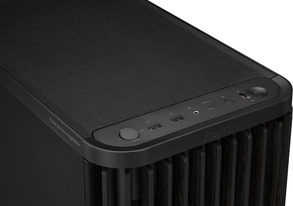 Asus PROART PA401 WOOD METAL PWM BLACK ATX-chassi, svart