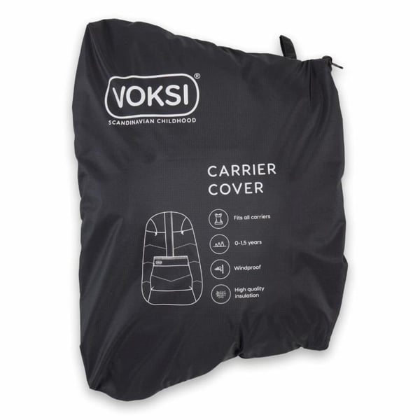 Voksi Carrier Cover bärsele barnskydd, svart