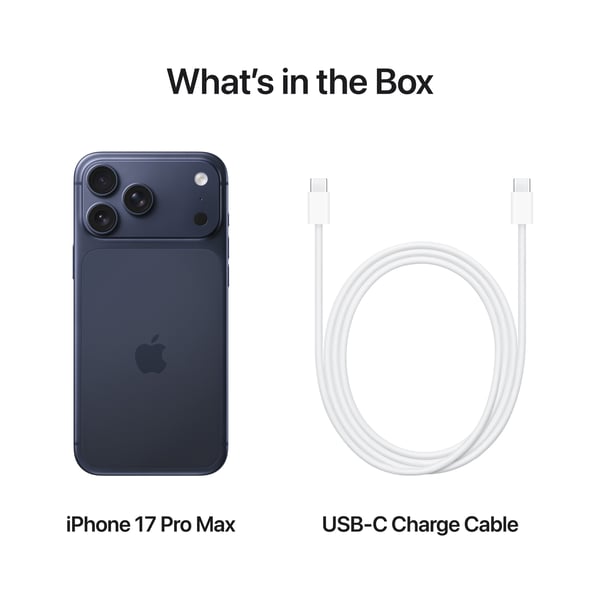 Apple iPhone 17 Pro Max 2 Tt telefon, mörkblå
