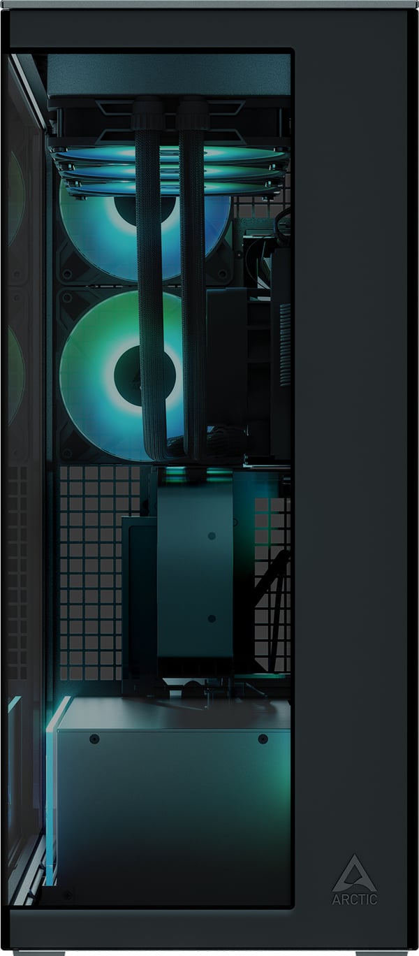 ARCTIC Xtender VG E-ATX-chassi, svart