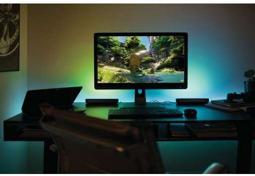 Philips Hue Play -lysstrimmel smart lampe, 1 stk, hvid