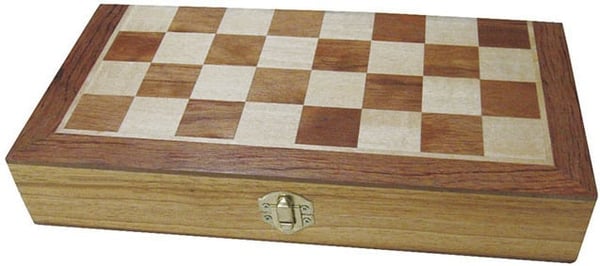 Schackspel, i lådan