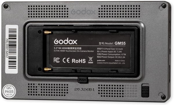 Godox GM55 4K HDMI Touchscreen 5.5" On-kamera-skærm