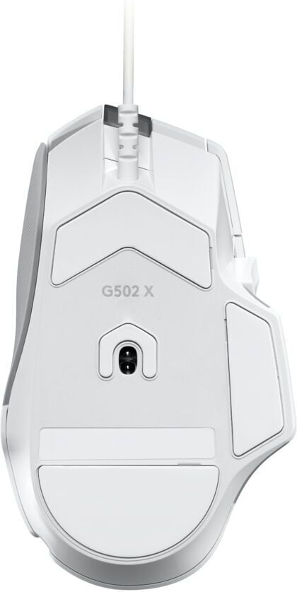 Logitech G502 X -spilmus, hvid