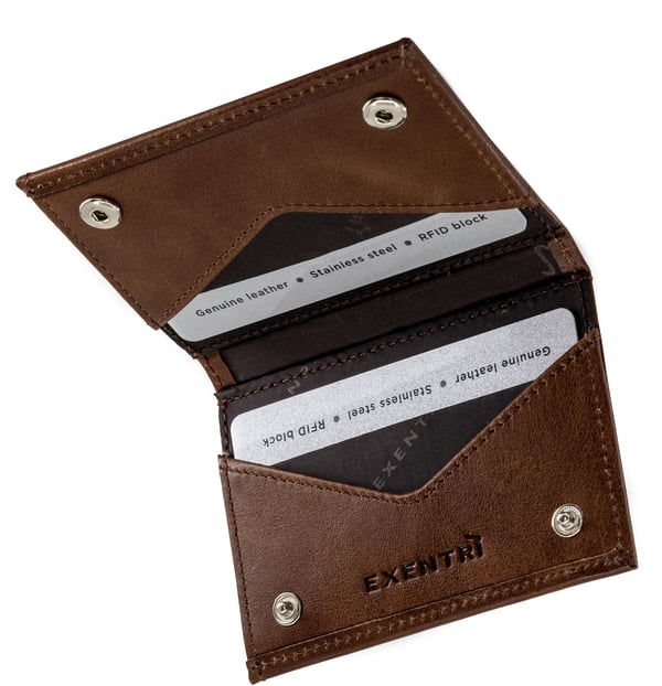 Exentri Miniwallet - tegnebog, hasselnød