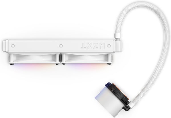 NZXT Kraken 240 RGB -vandkølesystem, hvid