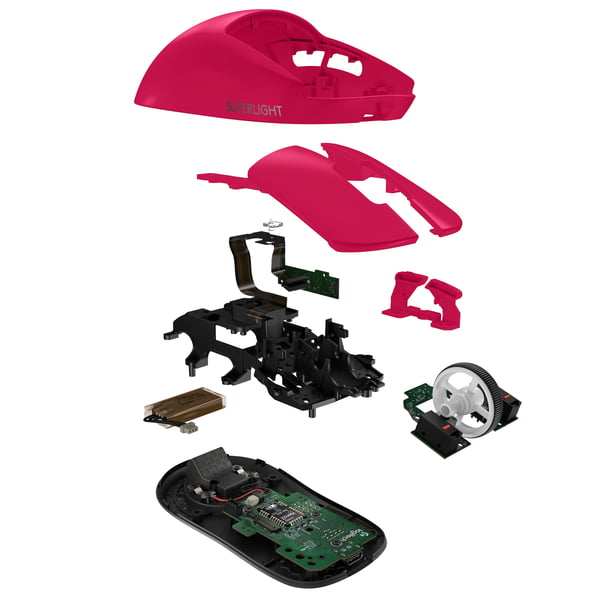 Logitech G Pro X Superlight 2-spilmus, rosa