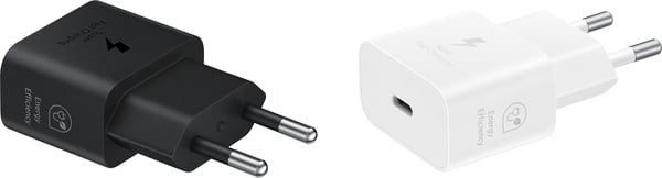 Samsung 25W USB-C GaN-netopoplader, sort