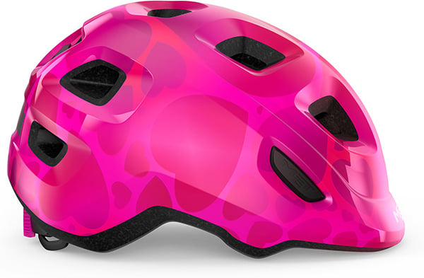 MET Hooray cykelhjelm, 52-55 cm, pink