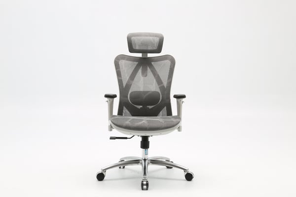 Sihoo M57 - ergonomisk kontorsstol, grå