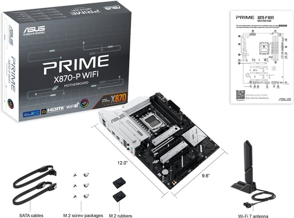ASUS PRIME X870-P WIFI ATX -bundkort