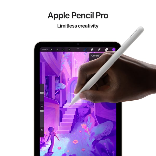Apple iPad mini 128 GB WiFi 2024 - surfplatta, stjärngrå (MXN63)