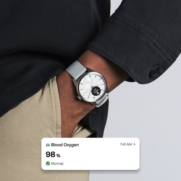 Withings Scanwatch 2 -smartwatch, 42 mm, hvid