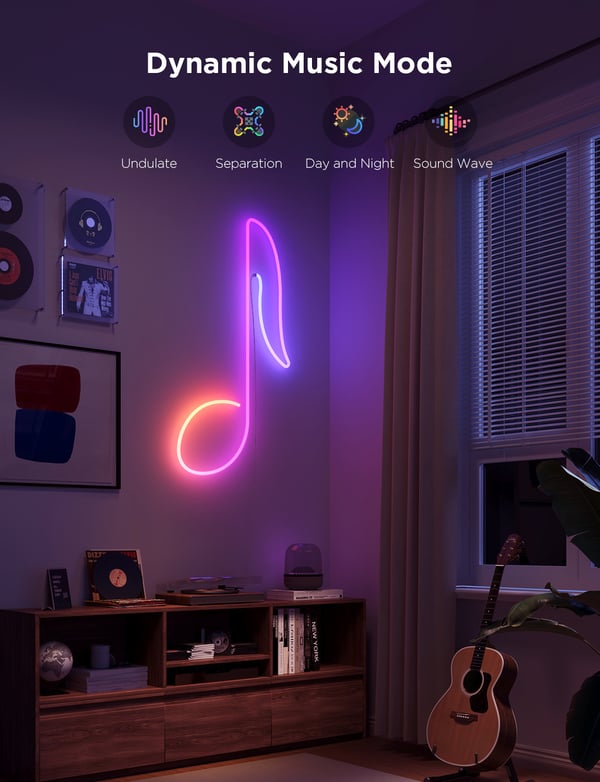 Govee Neon Rep-ljusslinga 2, 3 m