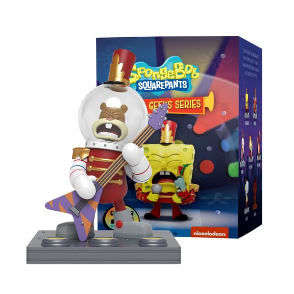 Mighty Jaxx SvampBob Fyrkant, Band Geek samlarfigur