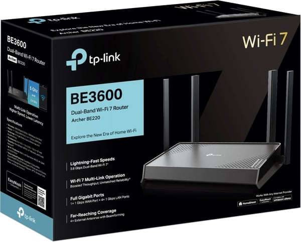 TP-Link Archer BE220 Dual-Band WiFi 7-router