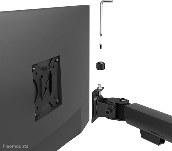 Neomounts DS60-600BL2 NERO bildskärmsarm för två 10-32" skärmar, svart