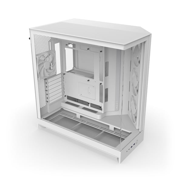 NZXT H9 Flow RGB (2025) ATX-chassi, vit