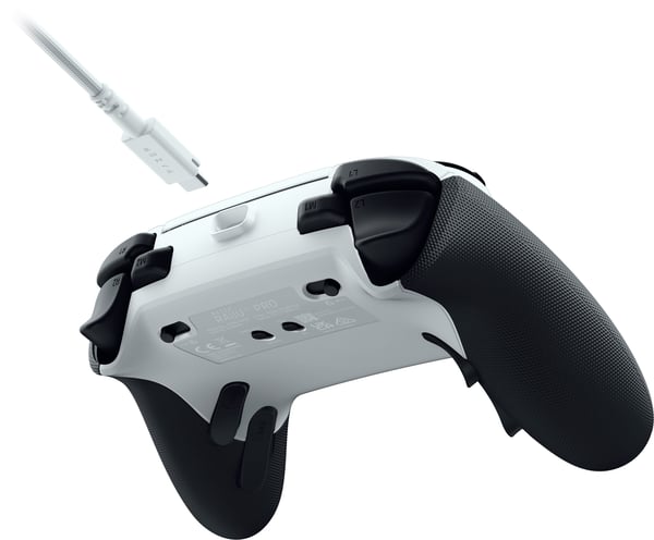 Razer Raiju V3 Pro trådlös spelkontroll PS5 och PC, vit
