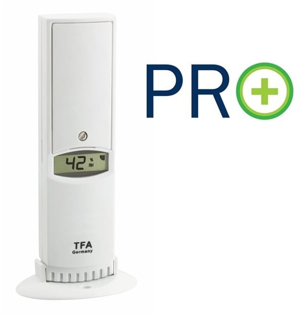 Finlands Termometer 8219 -temperatur- og fugttransmitter til Weatherhub-systemet