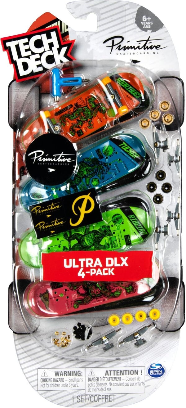 Tech Deck -finger skateboard, 4 st