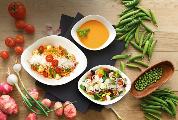 Villeroy & Boch Vapiano trio skål-sæt, 6-delt, hvid