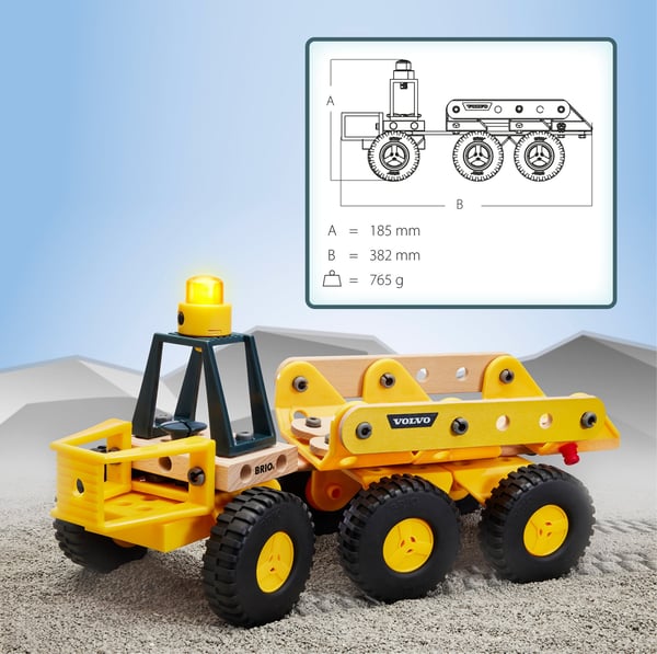 BRIO Builder 34599 - Volvo tipvogn