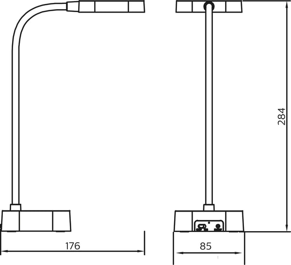 Philips Rock DSK211 - skrivebordslampe, hvid