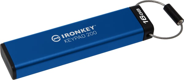 Kingston IronKey Keypad 200 16 Gt 256bit XTSAES USB 3.2 Gen 1 hukommelse