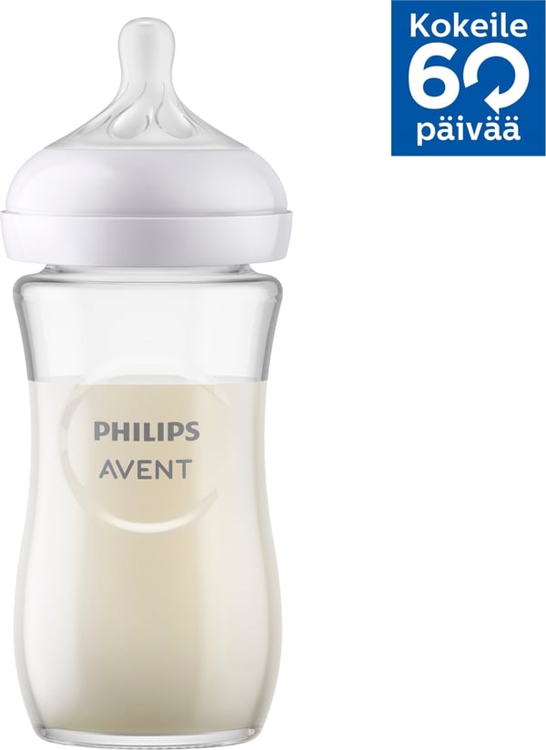 Philips Avent SCY933/01 Natural Response -glasflaska, 240 ml