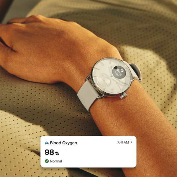 Withings Scanwatch 2 -smartwatch, 38 mm, svart