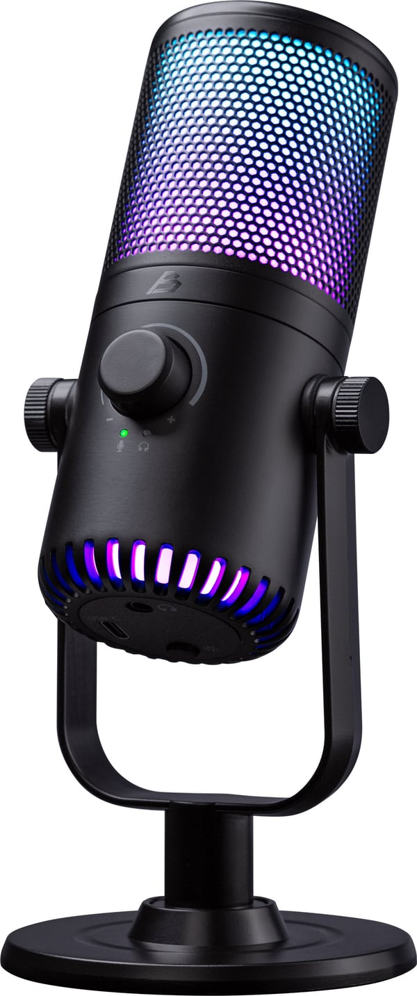 Blackstorm Gamma -mikrofon för USB, svart