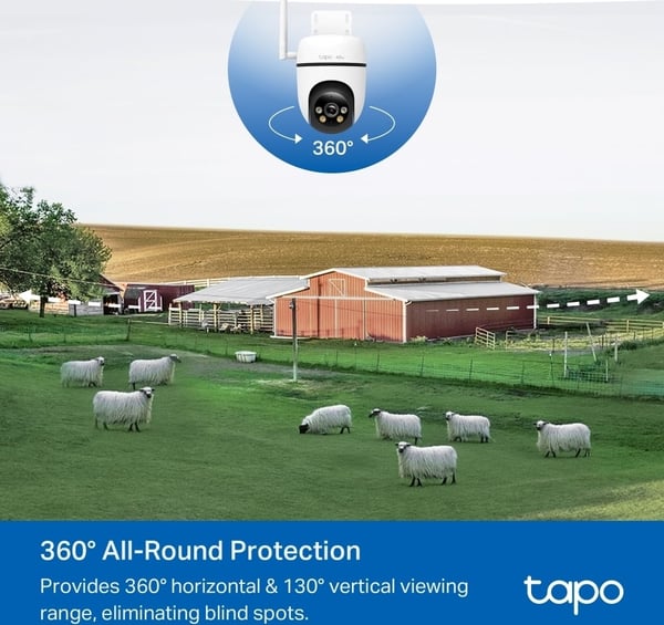 TP-LINK Tapo C501GW overvågningskamera til udendørs brug, 4G/LTE