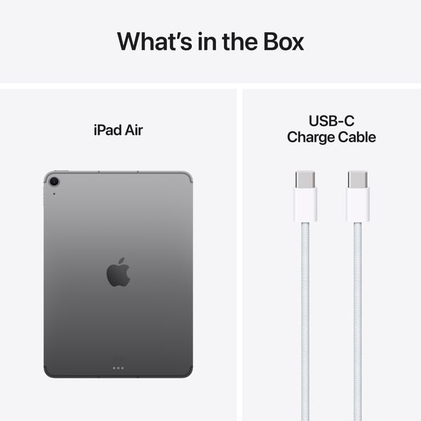 Apple iPad Air 11" M3 128 GB WiFi + 5G 2025, stjärngrå (MCFV4)