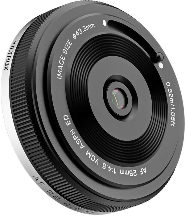 Viltrox AF 28mm F4.5-objektiv, Sony E